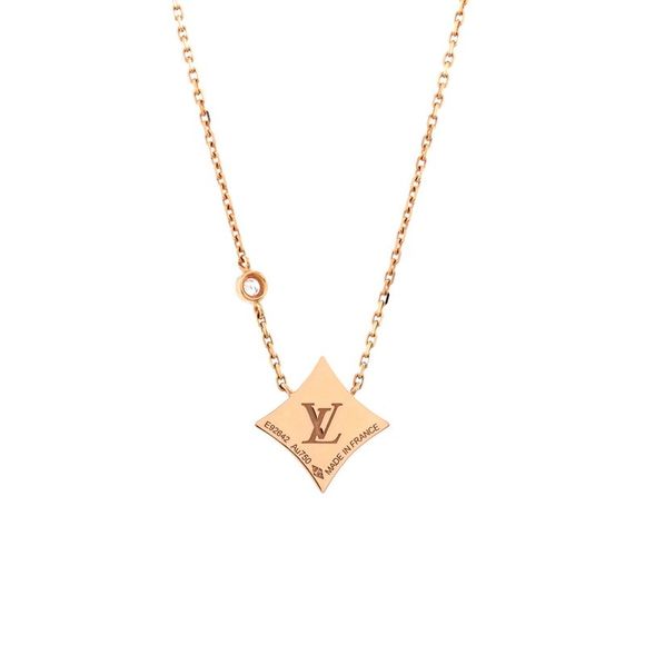 Louis Vuitton Color Blossom BB Star Pendant Necklace 18K Rose Gold with Diamond - Picture 3 of 3